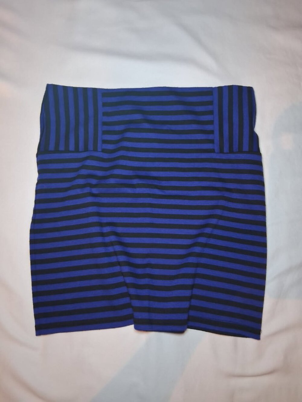 Women's Forever 21 Blue and Black Pencil Skirt